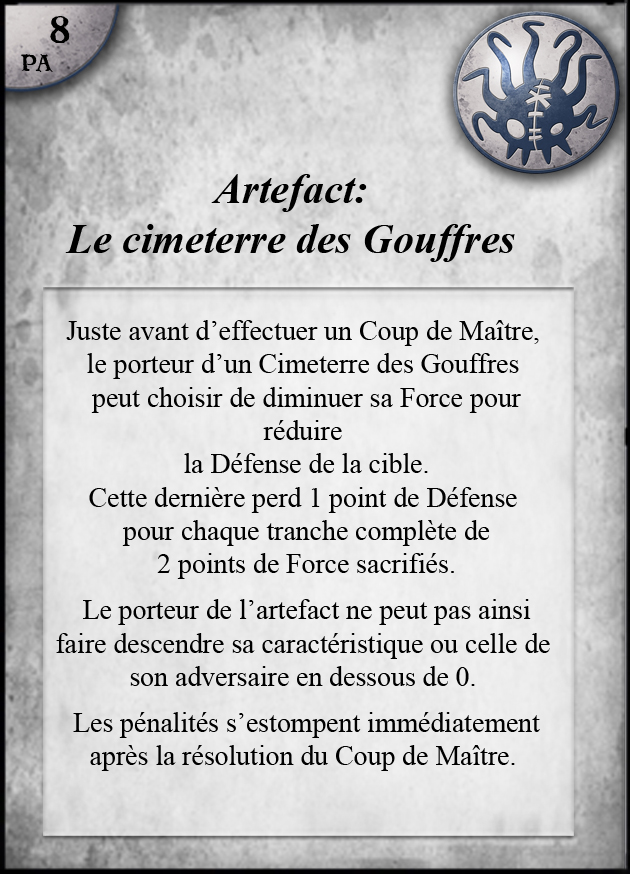 Cimeterre des Gouffres